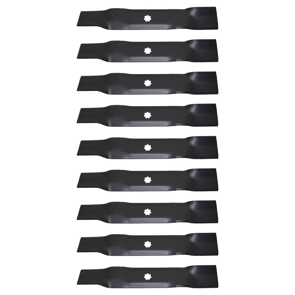 9 REPL HD BLADES Fits John Deere GY20852 GX21784 LA140 LA145 LA165 D140 D150