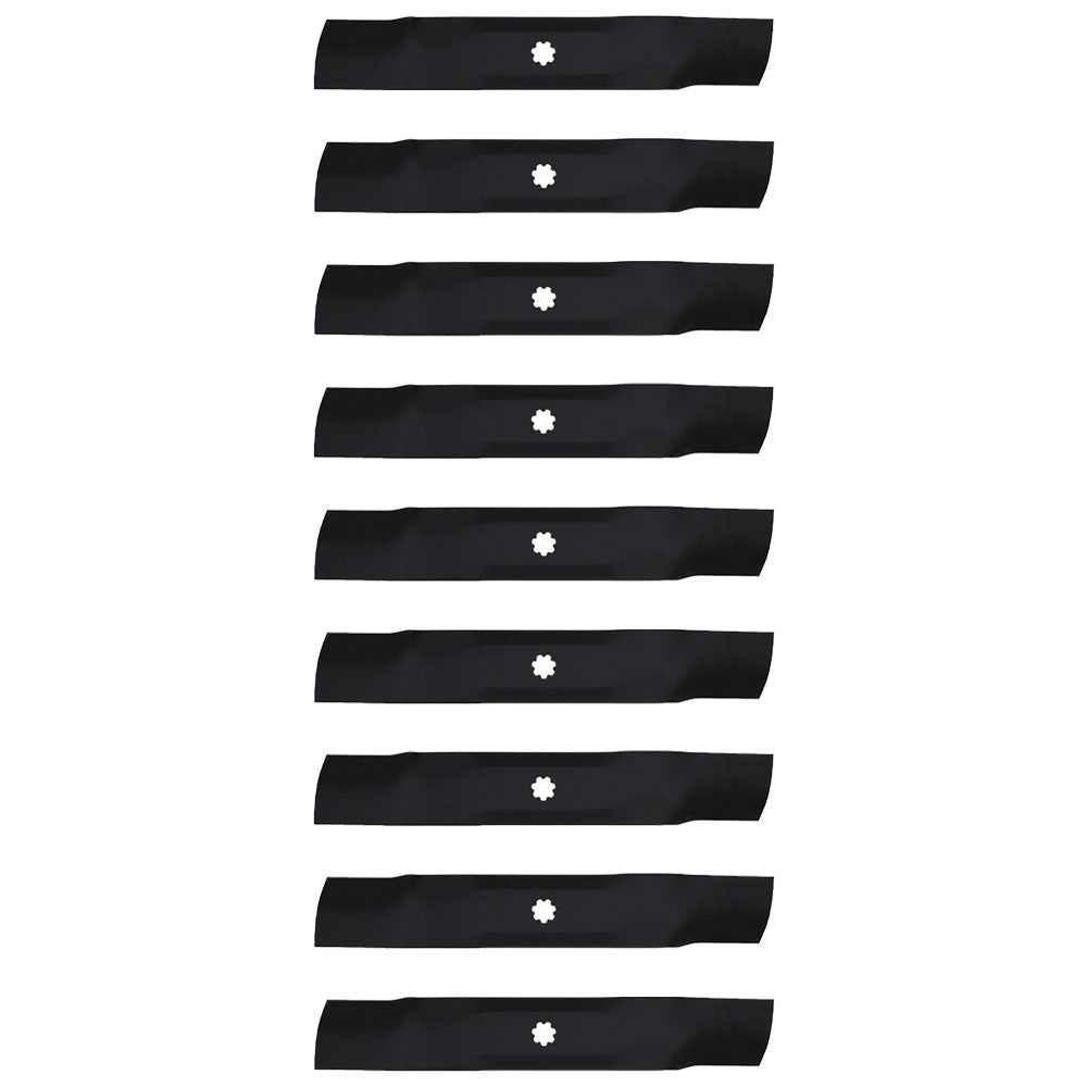 9 REPL HD BLADES Fits John Deere GY20852 GX21784 LA140 LA145 LA165 D140 D150