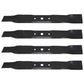 4 Replacement Fits John Deere Mower Blades 42" Cut L100 L110 GX20249 GY20567
