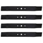 4 Replacement Fits John Deere Mower Blades 42" Cut L100 L110 GX20249 GY20567