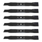 6pk Blades fits 42 Fits John Deere L100 L105 L107 L108 L110 L111 L118 L1742 D562
