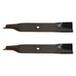 2 USA HIGH LIFT BLADES Fits John Deere M83459 M84472 AM100991 116 130 160 165 RX