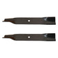 M84472 Two Mower Blades for 38" Deck Fits John Deere F510 F525 LT133 LT150