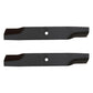 M84472 Two Mower Blades for 38" Deck Fits John Deere F510 F525 LT133 LT150