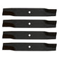 Qty 4: Mower Blades Fits John Deere Replaces M84472
