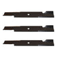 112111-02 Three Mower Blades For 54" Fits Bobcat WM132022 Heavy Duty
