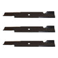(3) HD Mower Blades Fits Exmark Zero Turn 52" Deck 103-6582-S Lazer Z 103-6582-S