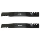 Qty 2: Toothed Mulching Blade Fits Craftsman Replaces 33275
