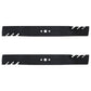 Qty 2: Toothed Mulching Blade Fits Poulan Replaces 532175064