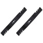 Qty 2: Toothed Mulching Blade Fits AYP Replaces 07133058000P