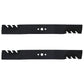 Qty 2: Toothed Mulching Blade Fits Husqvarna Replaces 133348