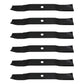 Qty 6: Mower Blade Fits Kubota Replaces K5371-34330