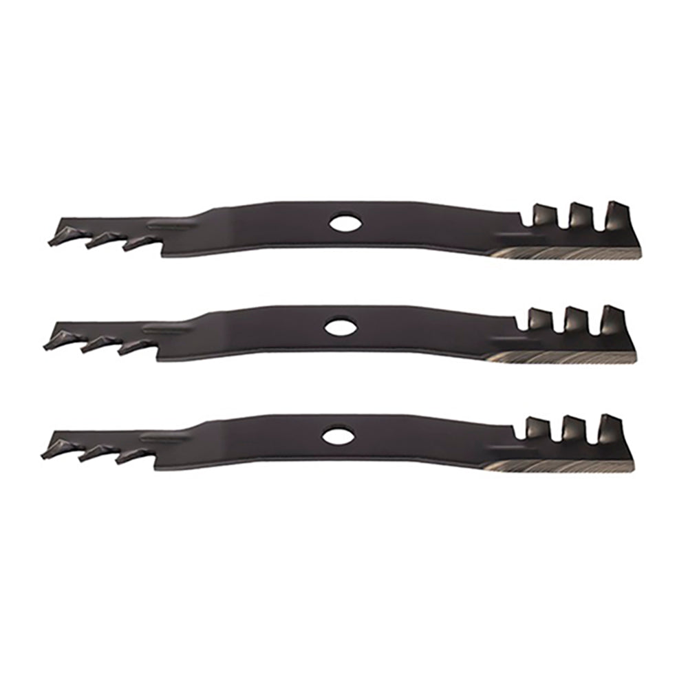 Set 3-60" Mulching Mower Blades Fits Kubota K5647-34330 K5668-34350