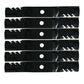 70000-00602-TOOTHED (6) Toothed Mower Blade Fits Kubota