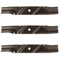 Set of 3 Heavy Duty XHT Dixie Chopper 44" mower blades 30227-50X