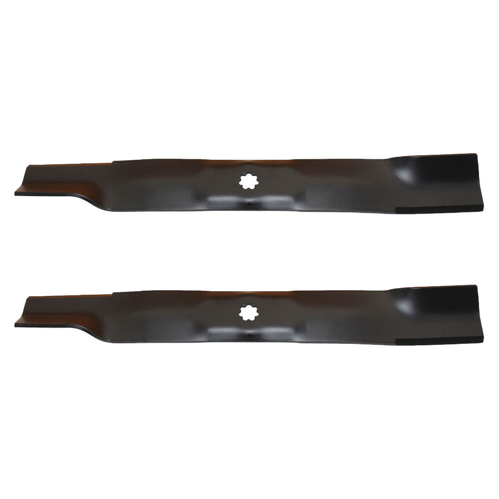 2 Blades Fits John Deere AM137327 M154061 LA102 LA120 125 135 X300 X304