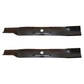 Set of 2 42" Mower Blades Fits John Deere M154062 92-106 11593 92106