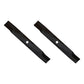 High Lift Blades (2-Pack) Fits John Deere 42C Deck D110 LT160 X300 Z225 92-110(2