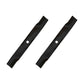 High Lift Blades (2-Pack) Fits John Deere 42C Deck D110 LT160 X300 Z225 92-110(2