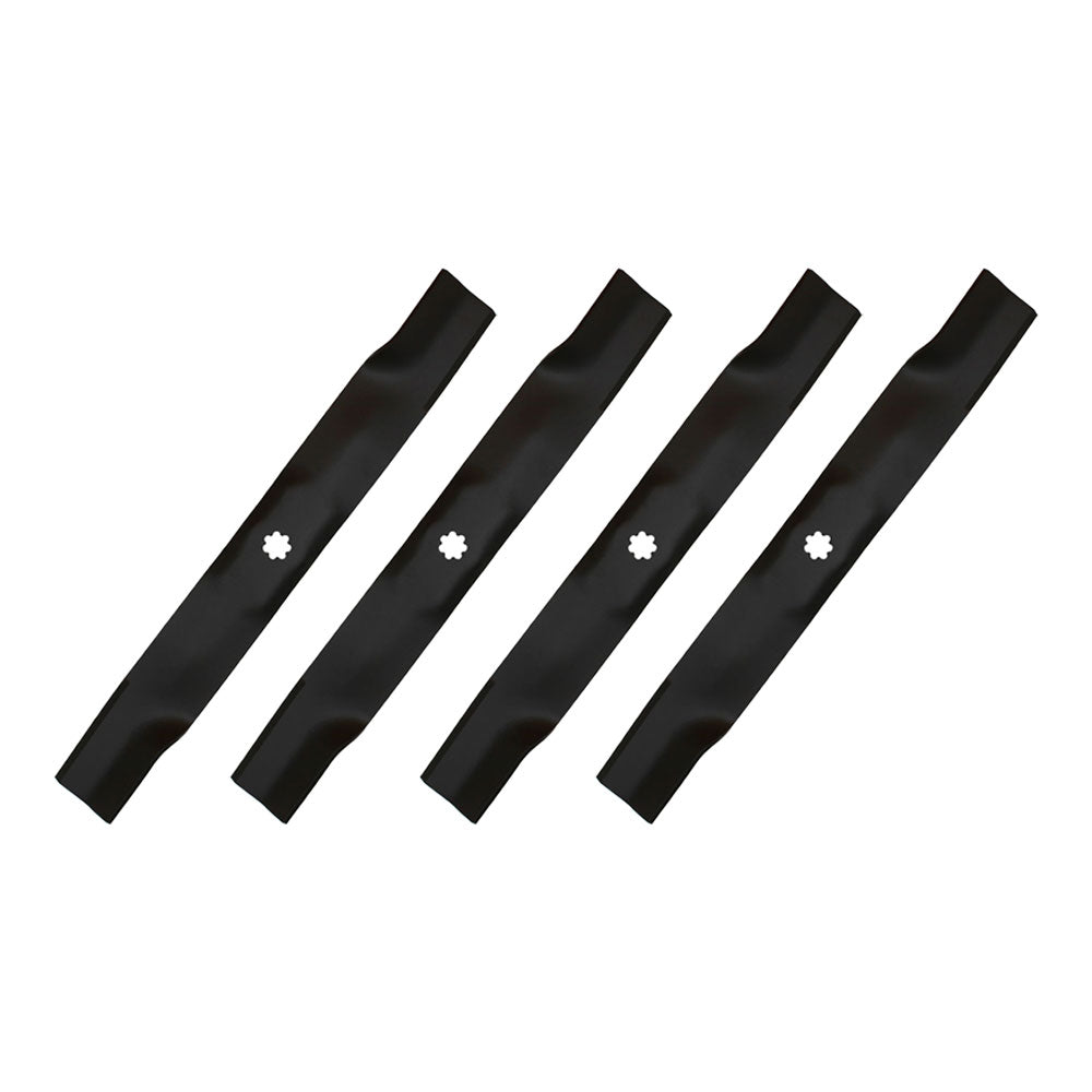 (4) 12380 Mower Blades Fits John Deere AM137327 AM141032 AM141034 42" Deck