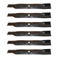 Qty 6: Mower Blades Fits John Deere Replaces AM137327