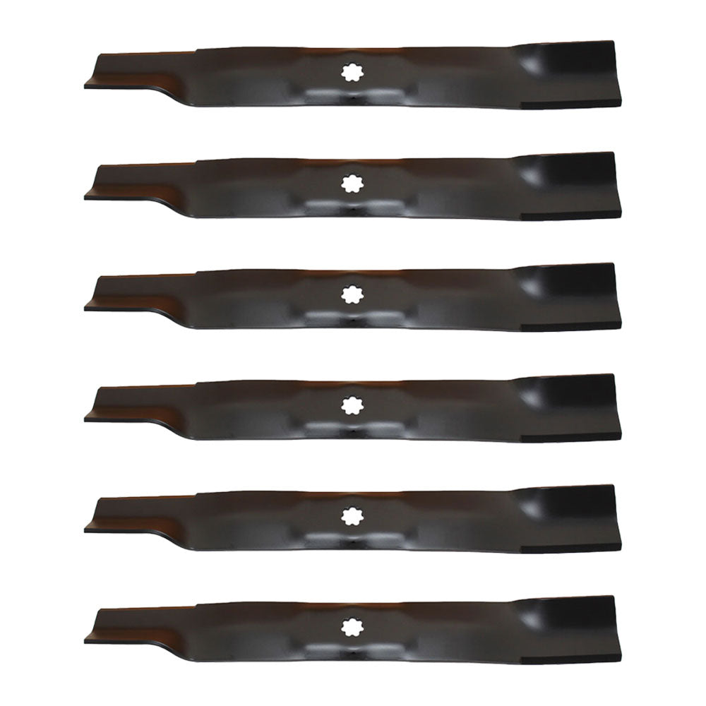 Qty 6: Mower Blades Fits John Deere Replaces AM137327