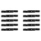 482878 482462 481707 48108 Ten 18" x 5/8" Mower Blades for 52" Scag