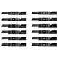 12PK Oregon Zero Turn Mower Blades Fits Toro 105-7781-03 482462 482878 481707