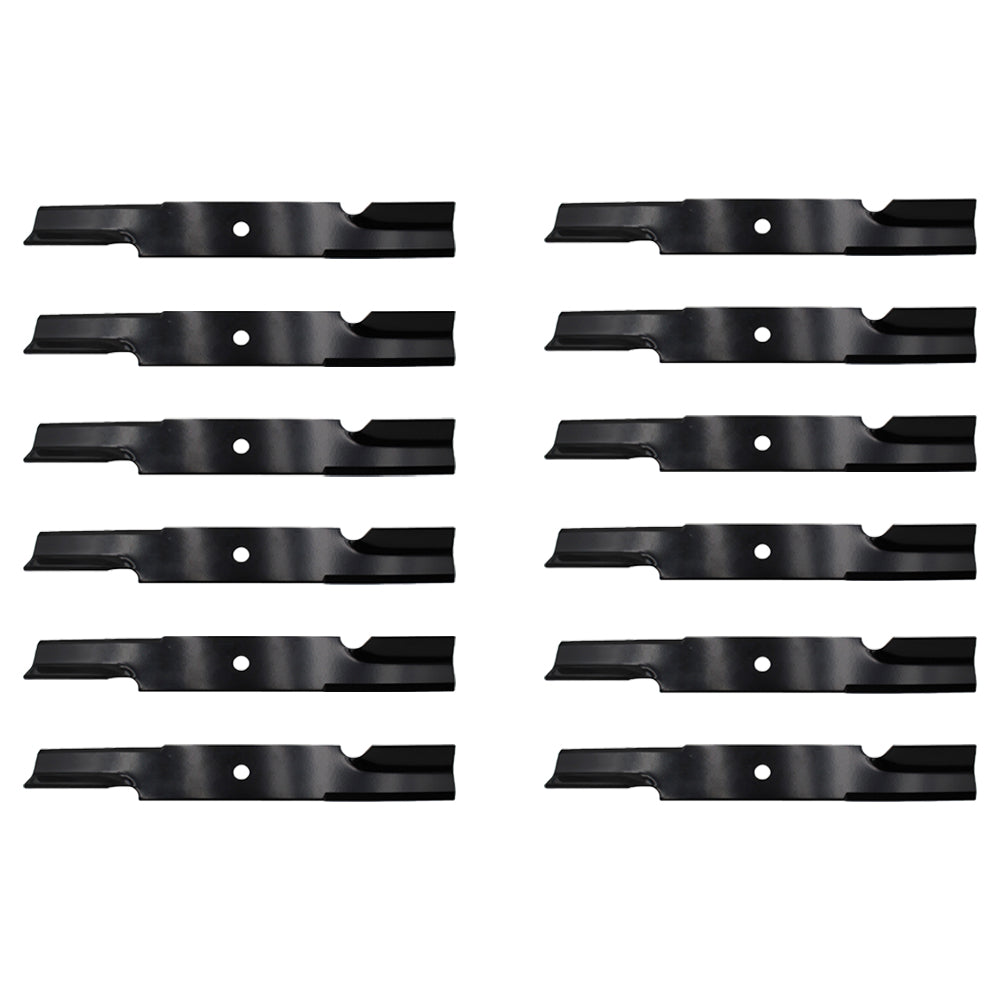 Qty 12: Notched Air-Lift Blade Fits Bad Boy Replaces 038-3000-00