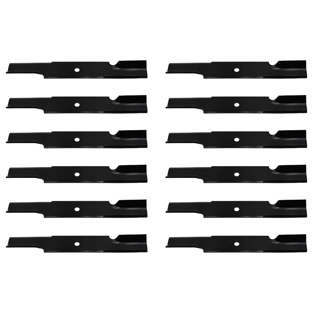 Qty 12: Notched Air-Lift Blade Fits Husqvarna Replaces 539100341