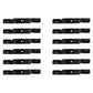 Qty 12: Notched Air-Lift Blade Fits Bobcat Replaces 112111-02