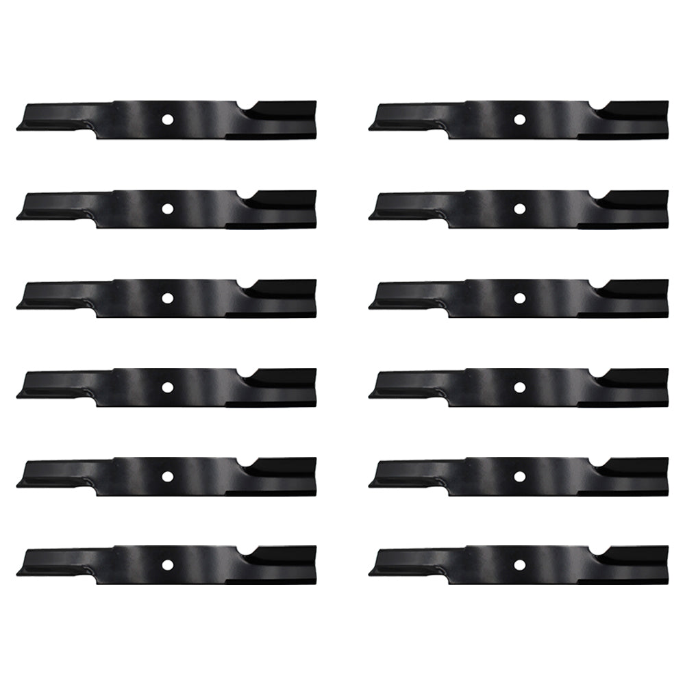 Qty 12: Notched Air-Lift Blade Fits Toro Replaces 1-633482