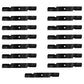 Qty 15: Notched Air-Lift Blade Fits Toro Replaces 1-633482