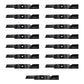 Qty 15: Notched Air-Lift Blade Fits Snapper Replaces 1-7037