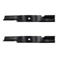 Set of 2 XHT mower blades to fit Lesco Scag 36" A48185 481711 482467 50140