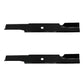 Qty 2: Notched Air-Lift Blade
 Fits Toro Replaces 1-633482