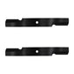 Qty 2: Notched Air-Lift Blade
 Fits Toro Replaces 1-633482