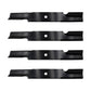 QTY 4: Notched Air-Lift Blade
 Fits Exmark Replaces 1-303146