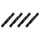 QTY 4: Notched Air-Lift Blade
 Fits Scag Replaces 482878