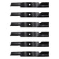 Qty 6: Notched Air-Lift Blade
 Fits Toro Replaces 1-633482