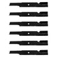 481711 48185 Six Notched Air-Lift Blades Fits 36 52" Scag
