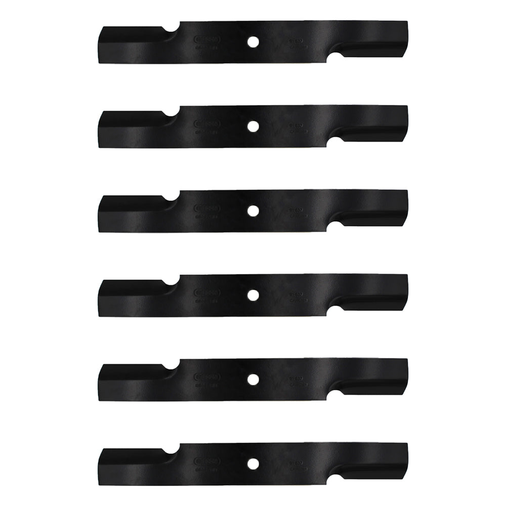 Qty 6: Notched Air-Lift Blade
 Fits Great Dane Replaces D18037