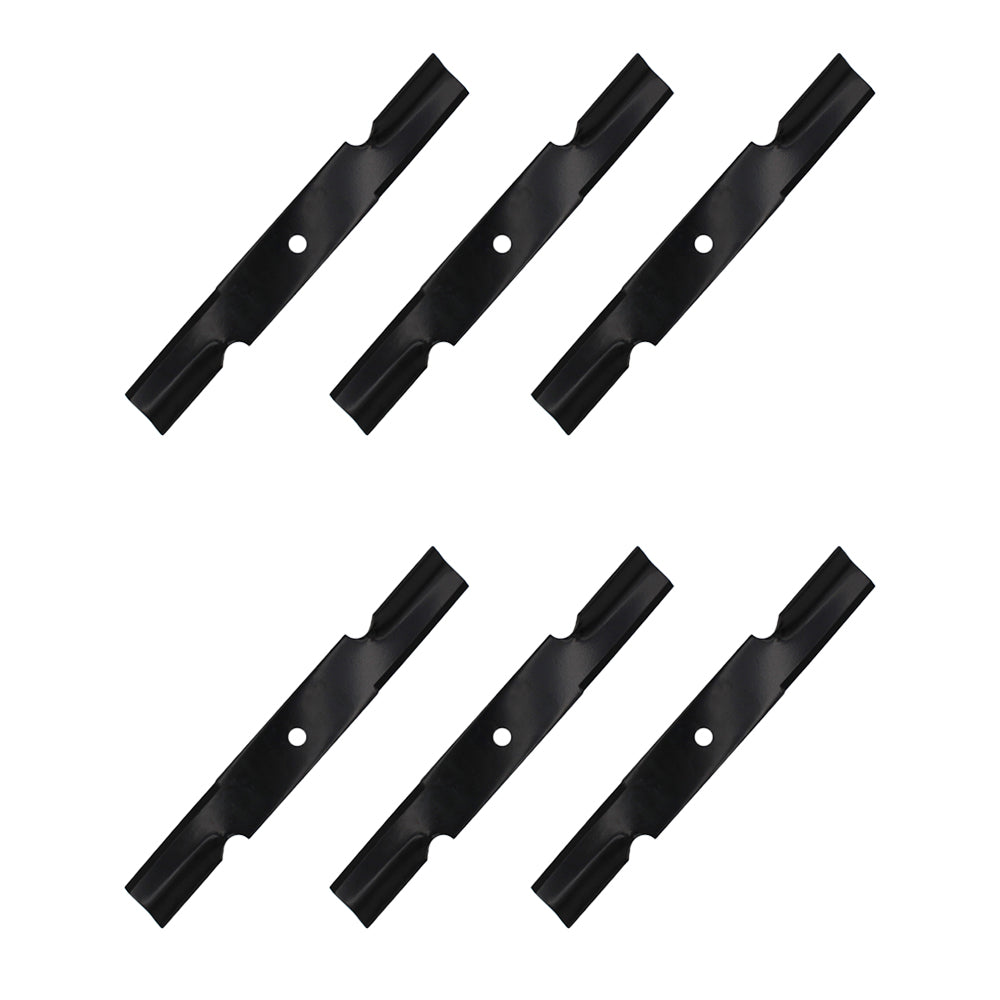 Qty 6: Notched Air-Lift Blade
 Fits Bad Boy Replaces 038-3000-00