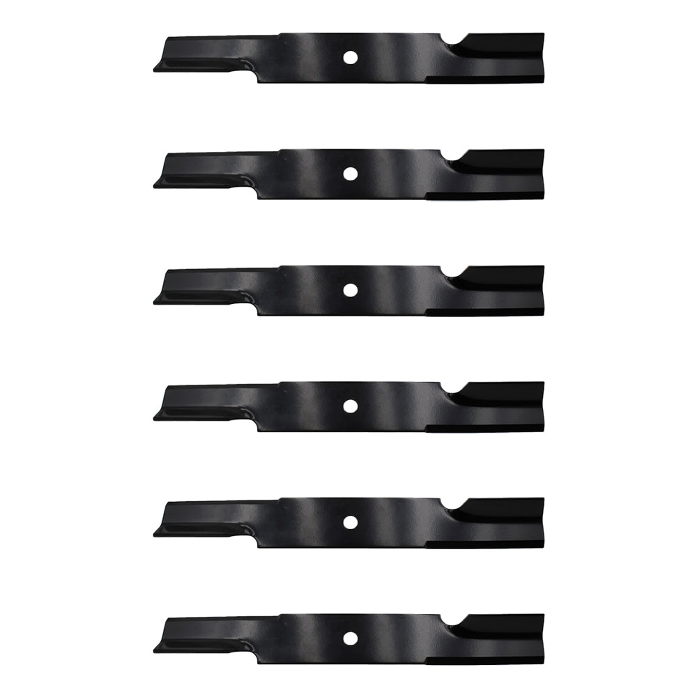 Qty 6: Notched Air-Lift Blade
 Fits Bad Boy Replaces 038-3000-00
