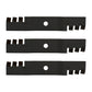 Qty 3: Mulching Blade Fits John Deere Replaces M136185