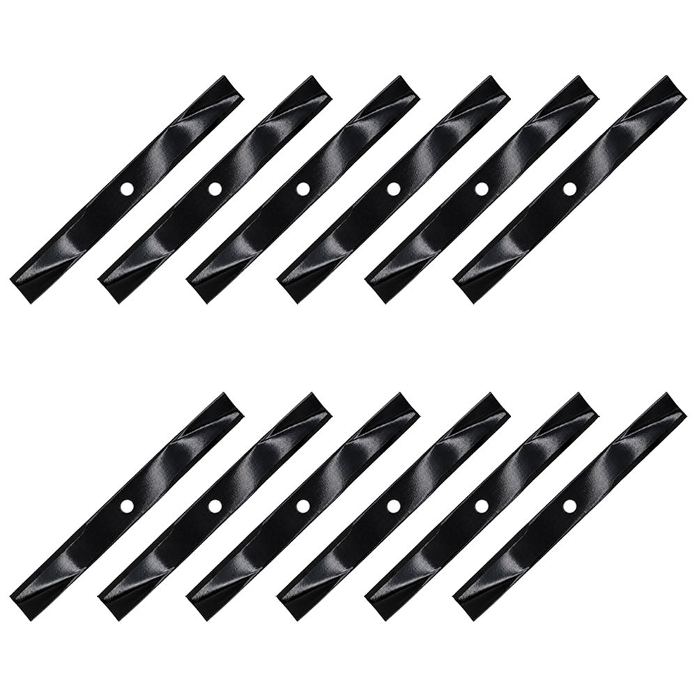 12 Blades Fits John Deere M41967 AM31100 300 Series Model 46-47-48 48