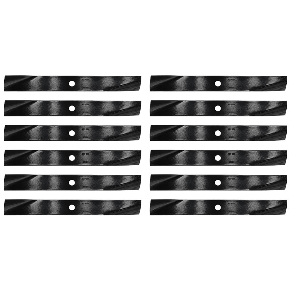 12 Blades Fits John Deere M41967 AM31100 300 Series Model 46-47-48 48