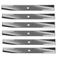 6 Hi Lift Blades Fits John Deere AM31100 M41967 120 140 300 316 322 Lesco