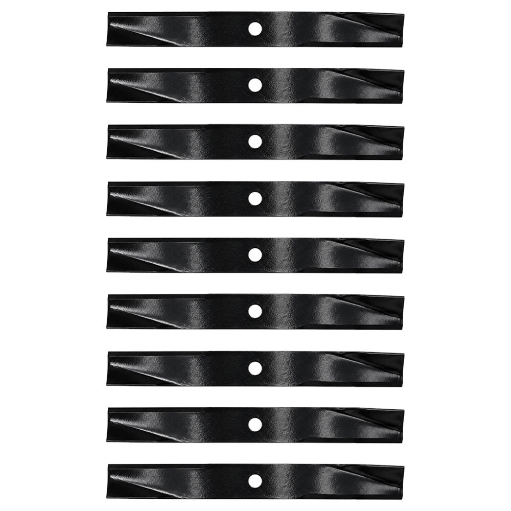 9 Mower Blades Fits John Deere LT166 116 120 140 46" Deck AM31100 M127466 M41967