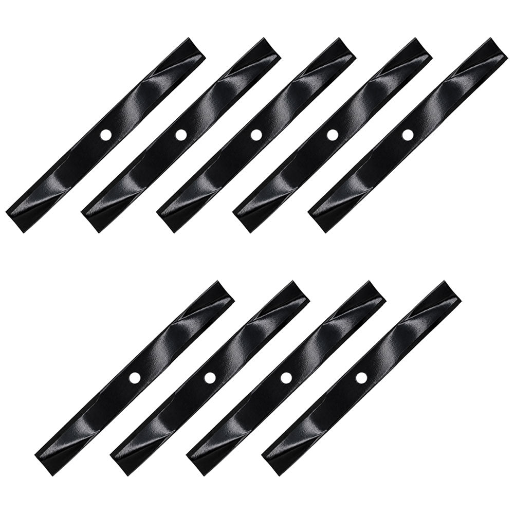 9 Mower Blades Fits John Deere LT166 116 120 140 46" Deck AM31100 M127466 M41967